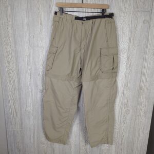 Vintage Y2K REI UPF 50+ Men’s 32 Large Tan Zip Away Pants Shorts Cargo